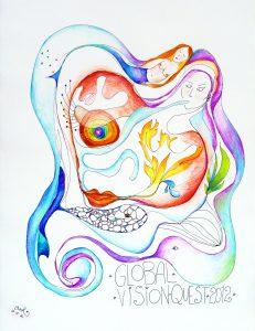 Channeled Drawing for the Global Vision Quest